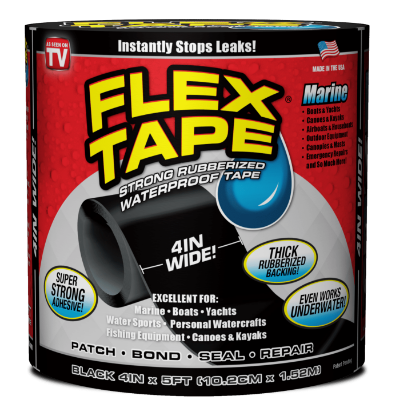 Picture of Flex Seal Tape Best Leakage Solution (𝟒 𝐢𝐧𝐜𝐡𝐞𝐬 𝐱 𝟓 𝐟𝐞𝐞𝐭) - Black