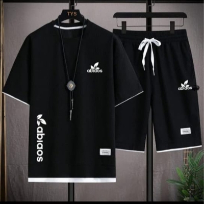 Picture of Summer Mens New Stylish Tshirt & 3 quarter Pent Combo