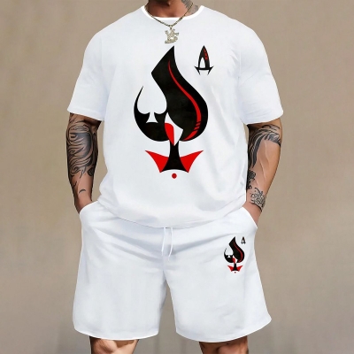 Picture of Summer Mens New Stylish Tshirt & 3 quarter Pent Combo