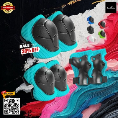 Picture of Guard for Skating Shoes – Multicolor – 6 Pcs Set – Sports Alpha Multicolor