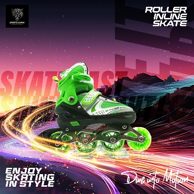Picture of Roller Inline Skate – Power Series – Multicolor – 1 Pair – Sports Alpha