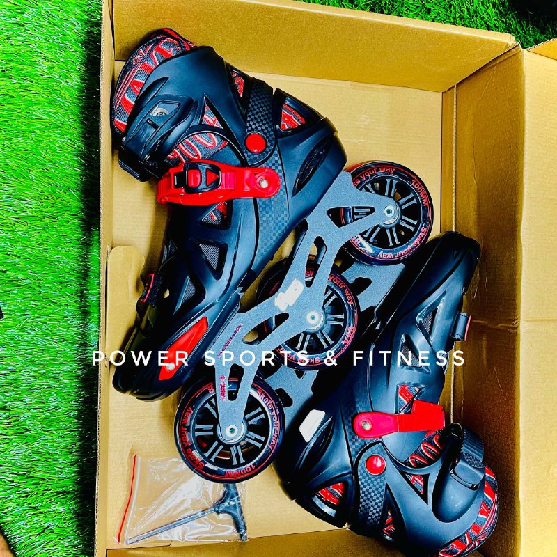 Picture of Inline Professional Skates - 3 Wheel - Reliable - 100mm - Black - Sports Alpha Black