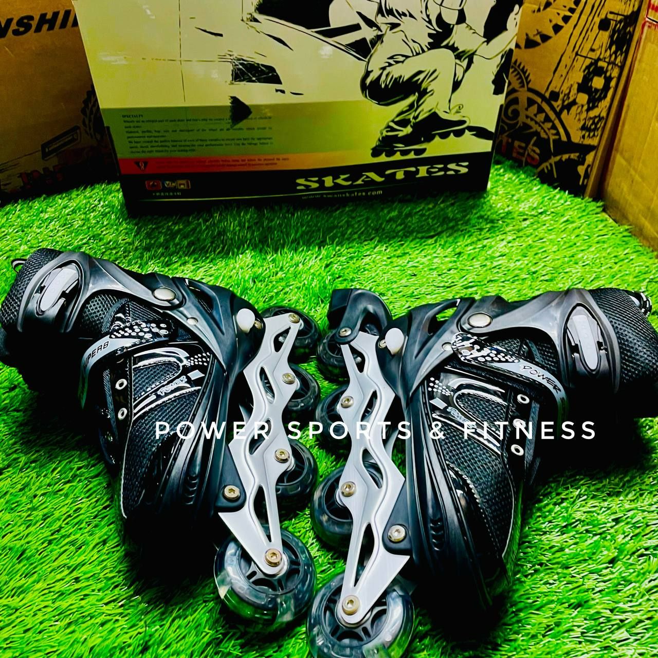 Picture of Skates Shoes Combo - Multicolor - 1 pair - Multicolor -  With Free Guards/Helmet - Sports Alpha