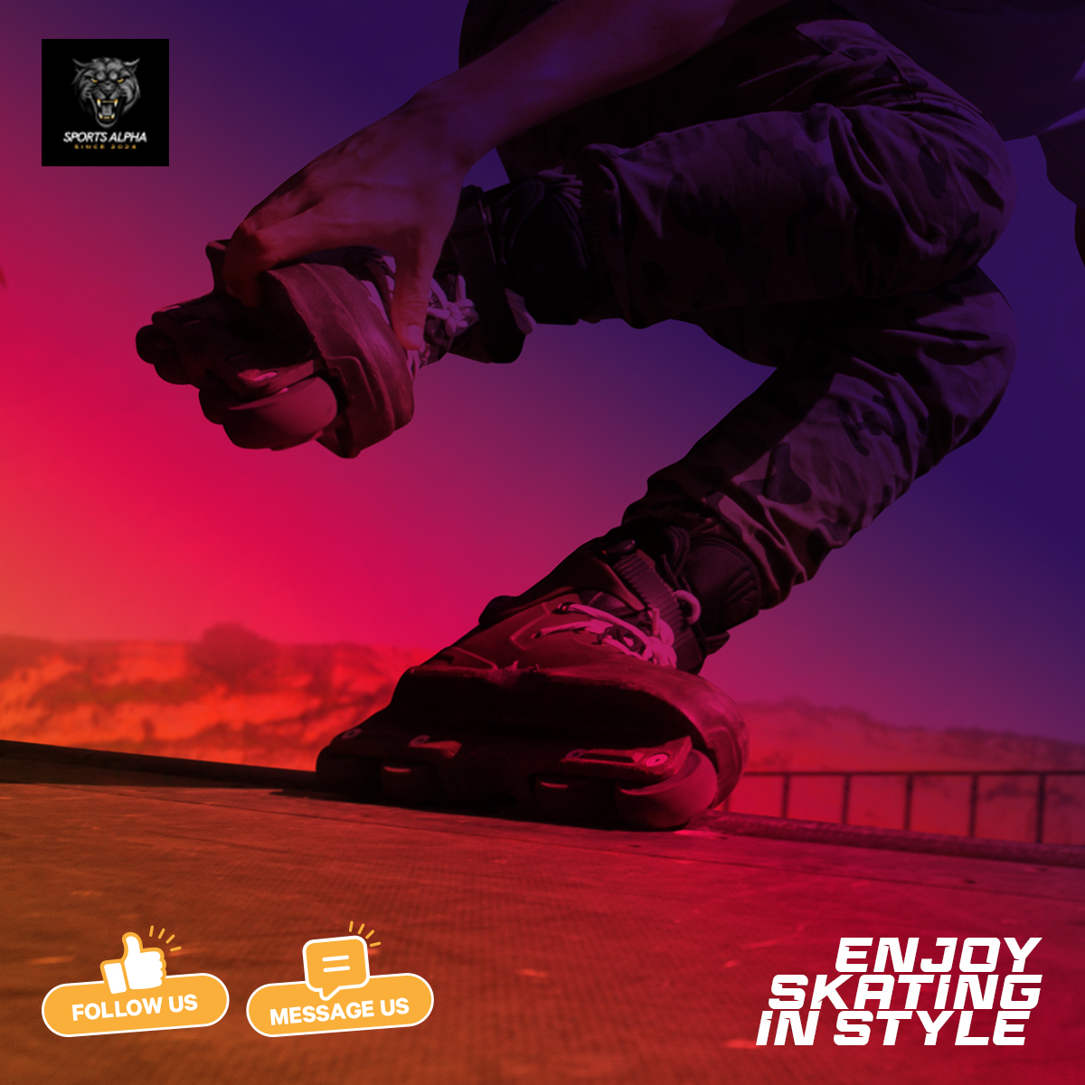 Picture of Pro Big 3 Wheeler Inliner Skate Shoes - Munchi - 100mm - Black - Sports Alpha Black