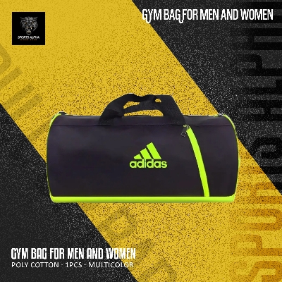 Picture of Gym Bag - Poly Cotton - 1Pcs - Multicolor | Lightweight & Durable | Portable Fitness Travel Essential | Sports Alpha Multicolor