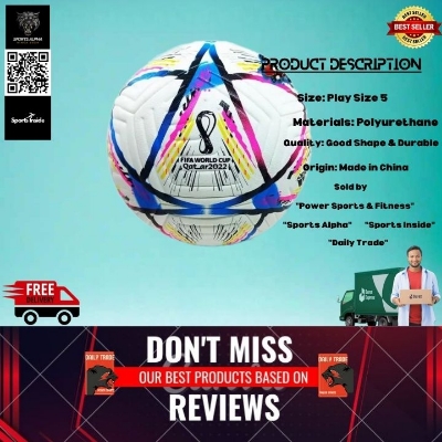 Picture of Football - Qatar Club Special - Size 5 - Blue | Sports Alpha Blue