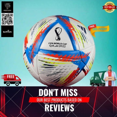 Picture of Football - Qatar Special Edition - Size 5 - Cyan | Premium Quality Club Ball for Training & Match | "Play Like a Pro" Multicolor