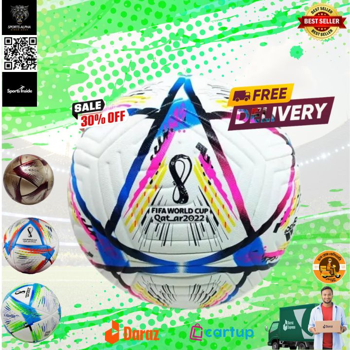 Picture of Football – Special Edition Football – Qatar | Size 5 – Multicolor | Durable & Stylish Match Ball | Train Hard, Play Smart Multicolor