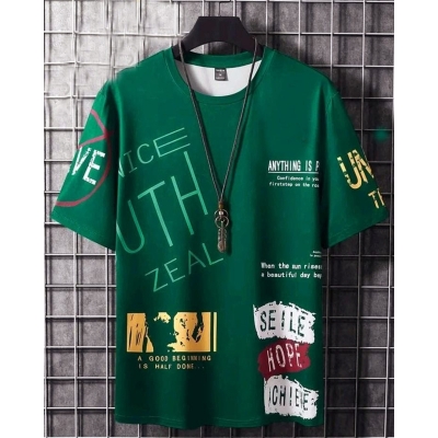 Picture of  Premium Quality Pest Color Printed Cotton T Shirt for Men.