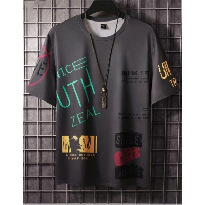 Picture of Premium Quality Pest Color Solid Cotton Printed T Shirt for Men.