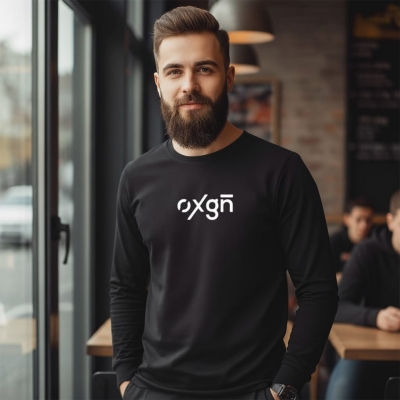 Picture of Premium Jersey Full Sleeve T-shirt Fabric soft and comfortable Black