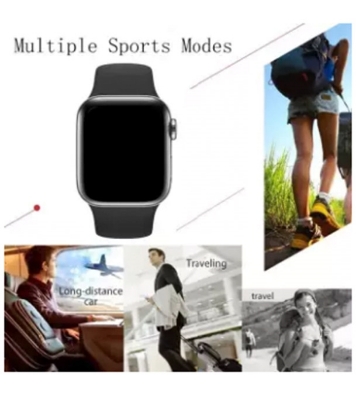 Buy W9 Large Screen Smart Watch Bracelet Rotating Button Fitness Tracker Clock Black Online 