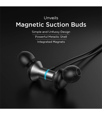 Buy Lenovo HE05 Wireless Bluetooth 5.0 in-Ear Neckband Earphones with Mic Black Online at Best Price