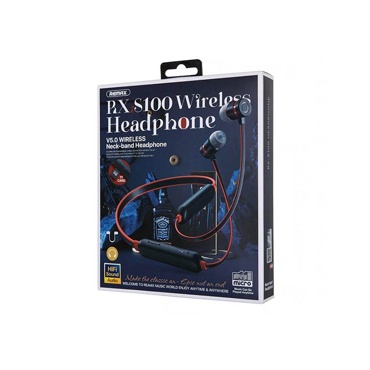 Picture of Remax RX-S100 Wireless V5.0 Neck-Band Headphone