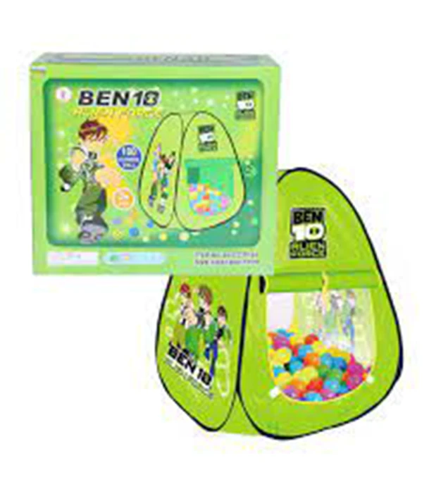 Buy Big BEN 10 Tent House 110*80*110- Green with 50 Balls at Best Price in Bangladesh