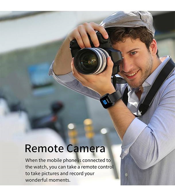 Buy Y68 Heart Rate Monitor Fitness Tracker Man Women Wearable IP67 Waterproof Smart watch Black Online at Best Price