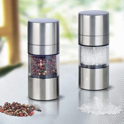 Picture of Electric Grinder Salt Black Pepper Mills Automatic Grinding Machine Adjustable Coarseness