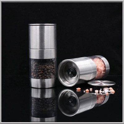 Picture of Electric Grinder Salt Black Pepper Mills Automatic Grinding Machine Adjustable Coarseness