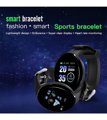 D18 Wireless Bluetooth Smart Watch 1.3 Inches IP65 Waterproof Sports Watch at Best Price in Bangladesh