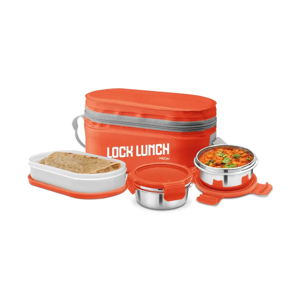 Picture of Milton Steel Softline Tiffin Lunch Box Set