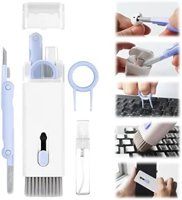 Picture of 7 in 1 touch screen cleaner brush Earbuds Earphone Cleaning Cleaning Tools Keyboard Cleaner Kit Airpod Screen Cleaner Pen kit