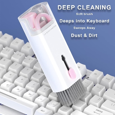Picture of 7 in 1 touch screen cleaner brush Earbuds Earphone Cleaning Cleaning Tools Keyboard Cleaner Kit Airpod Screen Cleaner Pen kit