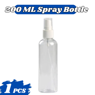 Picture of 200ml Spray bottle Transparent plastic bottle- 1 pcs