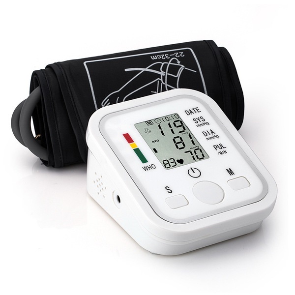 Picture of Digital Arm Blood Pressure Monitor Electronic 2.0-inch LCD Display Smart Voice BP Monitor Tonometer