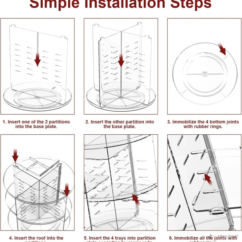 Picture of 360 Degree Rotating Makeup Organizer