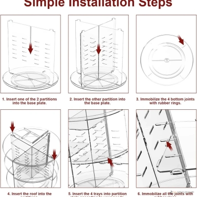 Picture of 360 Degree Rotating Makeup Organizer