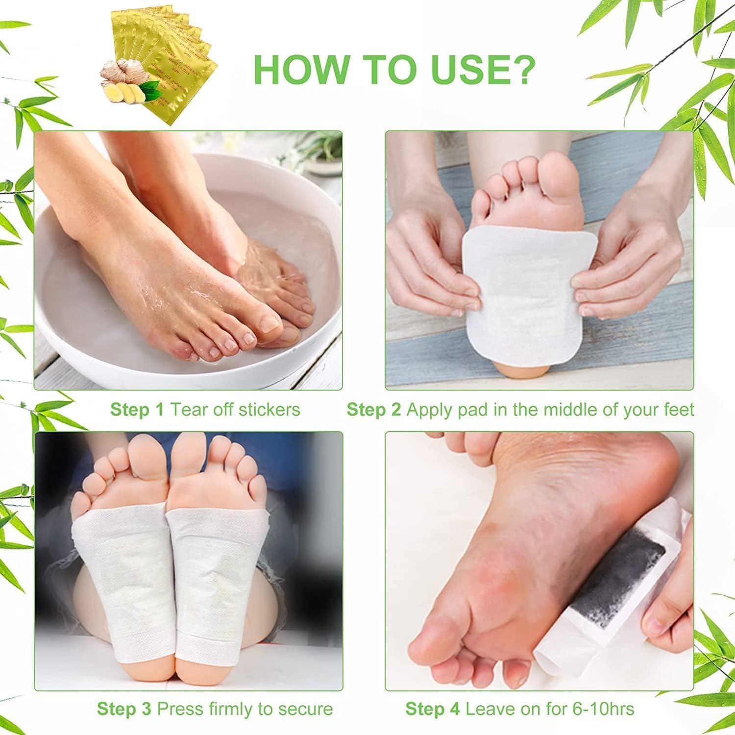 Picture of Kinoki Cleansing Detox Foot Pad - 10 Pads