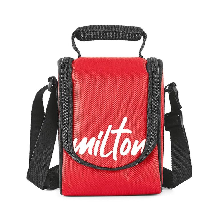 Picture of Milton Tasty 3 Stainless Steel Containers wt Lunch Bag, Red