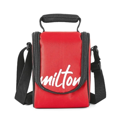 Picture of Milton Tasty 3 Stainless Steel Containers wt Lunch Bag, Red