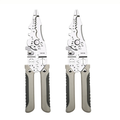 Picture of Crimper Cable Cutter Adjustable Automatic Wire Stripper Multifunctional Stripping Crimping Pliers Terminal Hand Tool