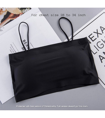 Picture of Ice Silk Strap Padded Body Shape Bra For Women Black