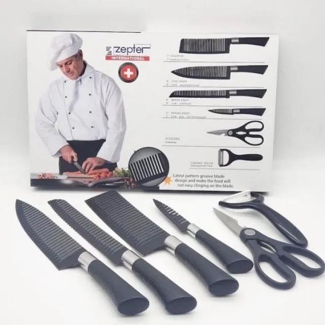 Picture of Zepter 6piece kitchen knife set
