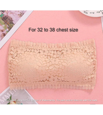 Picture of Imported Padded Push Up Lace Tube Strapless Bra For Women - One Piece Multicolor