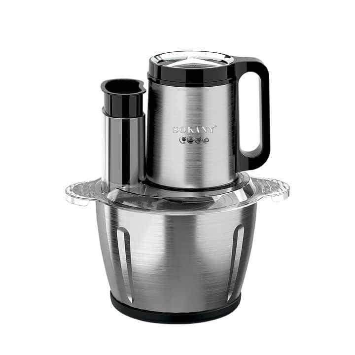 Picture of Sokany 6-in-1 Wonder Chopper – 800W Powerful Food Processor with Stainless Steel Blades & Copper Motor for Chopping, Grinding, Slicing, Shredding – Compact & Easy to Clean