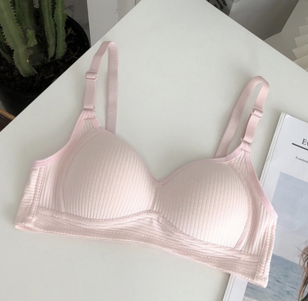 Picture of Comfortable and Breathable Padded Push Up Bra for Women Pink