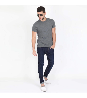 Picture of Men’s Slim-Fit Stretchable Jeans Pant Dark Blue
