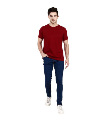 Picture of Men's Slim-Fit Stretchable Denim Jeans Pant  Deep Blue 