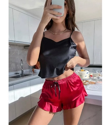 Picture of Saxy Women Camisole & Shorts Two Pies Set