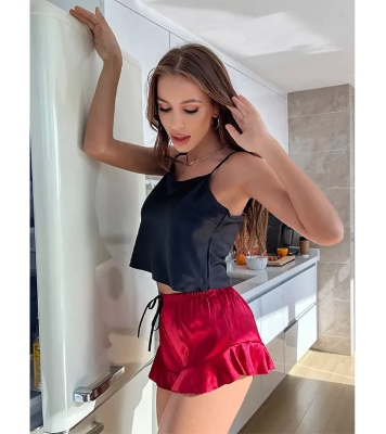 Picture of Saxy Women Camisole & Shorts Two Pies Set