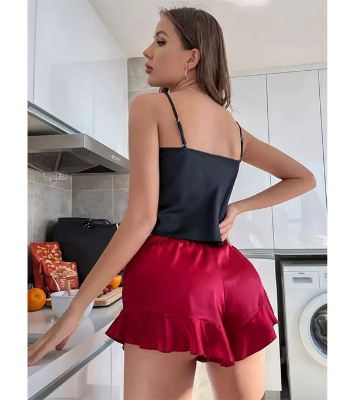 Picture of Saxy Women Camisole & Shorts Two Pies Set