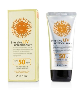 Buy 3W Clinic Intensive UV Sunblock Cream SPF 50+PA+++  in Bangladesh