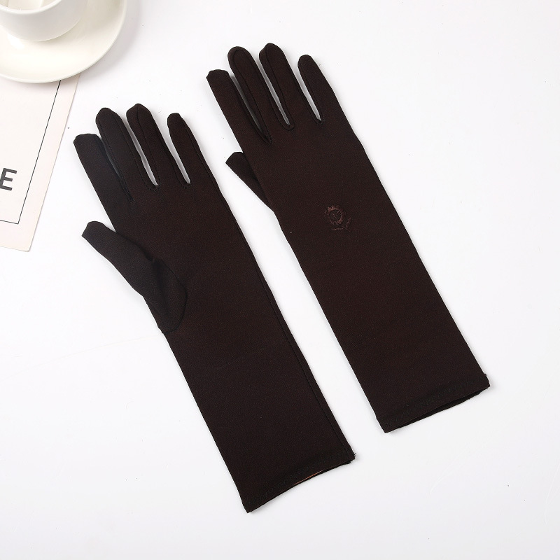 Picture of Hand Socks Gloves Muslim Full Finger Hat Muja Hijab Gloves For Women - Black