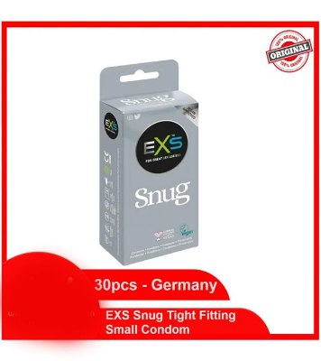Buy EXS Snug Tight Fitting Small Size Condoms Full Box-3x10= 30pcs Condom | Vegan Condoms at Best Price In Bangladesh	