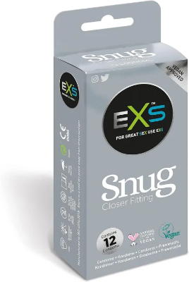 Buy EXS Snug Tight Fitting Small Size Condoms Full Box-3x10= 30pcs Condom | Vegan Condoms at Best Price In Bangladesh
