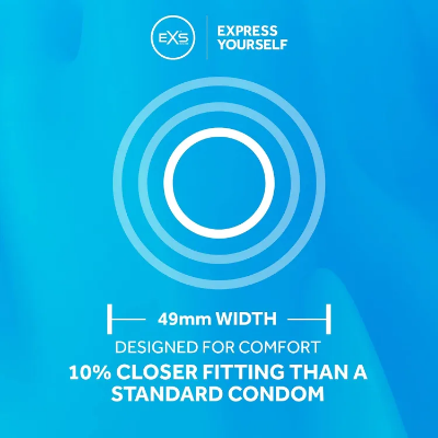 Buy EXS Snug Tight Fitting Small Size Condoms Full Box-3x10= 30pcs Condom | Vegan Condoms at Best Price In Bangladesh