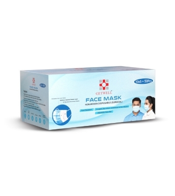 Picture of GETWELL Face Mask (Non-Woven) 50Pcs